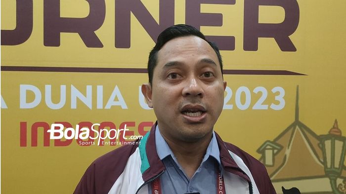 Dr. Alfan Nur Asyhar AIFO-K, Medical Officer Piala Dunia U-17 2023 sekaligus salah satu dokter timnas Indonesia.