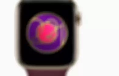 Tampilan Badge Spesial Apple Watch dalam rangka Hari Wanita 2021