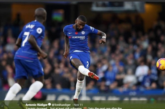 Antonio Ruediger sempat nyaris hengkang dari Chelsea ketika masih ditangani oleh Frank Lampard.