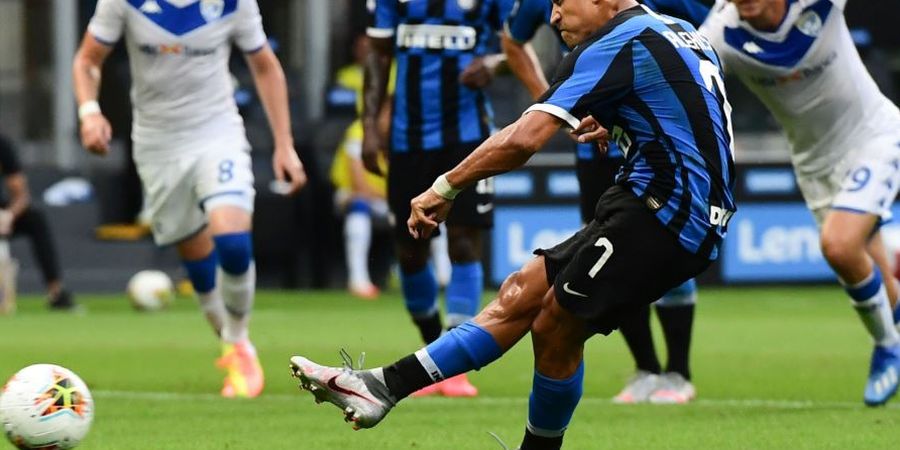 Hasil Babak I - Alexis Sanchez Cetak Gol dan Assist dalam 15 Menit, Inter Milan Unggul 3-0