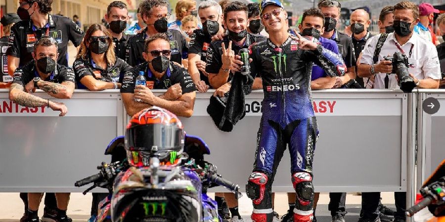 Sempat Stres, Podium Kedua di MotoGP Amerika 2021 Jadi yang Paling Indah bagi Fabio Quartararo
