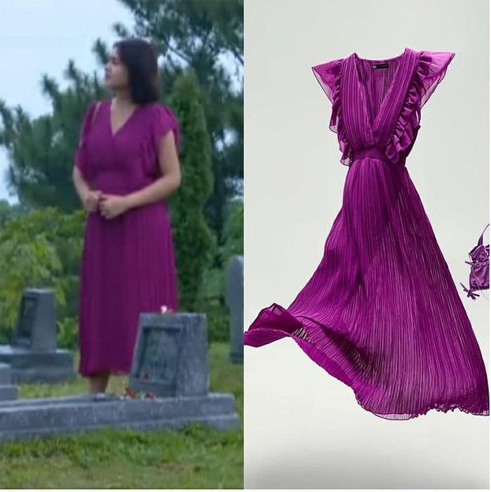 Pakai Dress Ruffle Ungu Ke Kuburan Intip Harga Outfit Amanda Manopo Ikatan Cinta Semua Halaman Stylo