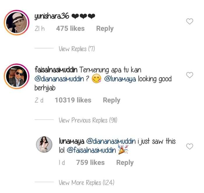 Faisal Nasimuddin memberi pujian untuk penampilan Luna Maya yang mengenakan hijab