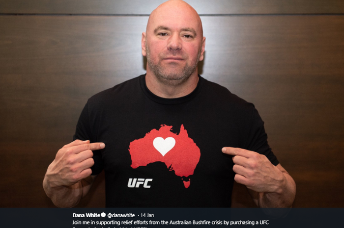 Presiden UFC, Dana White berjanji akan tetap merawat para petarungnya meski UFC 249 ditunda.