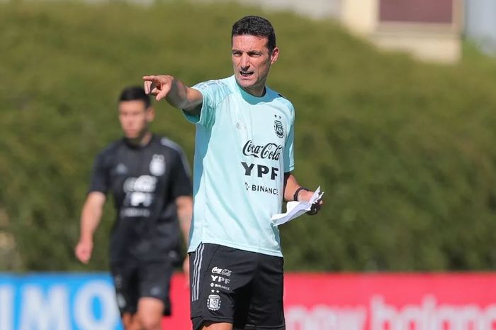  pelatih&nbsp;Timnas Argentina, Lionel Scaloni. 