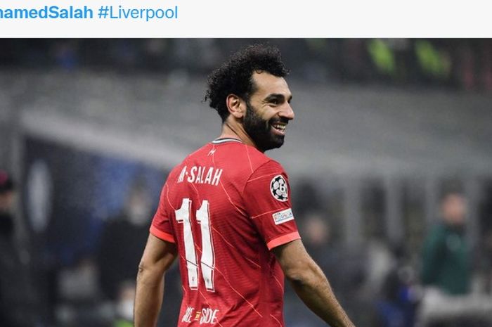 Pemain Liverpool, Mohamed Salah.