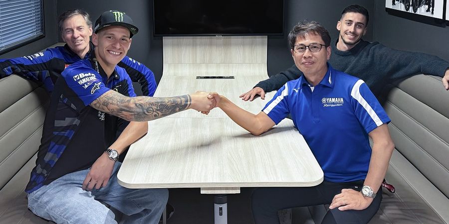 BREAKING NEWS - Fabio Quartararo Perpanjang Kontrak dengan Yamaha, Tetap Biru hingga MotoGP 2026