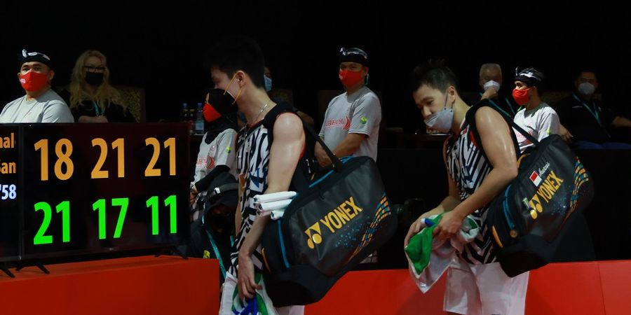 Final BWF World Tour Finals 2021 - Marcus/Kevin Minta Maaf karena Gagal Juara