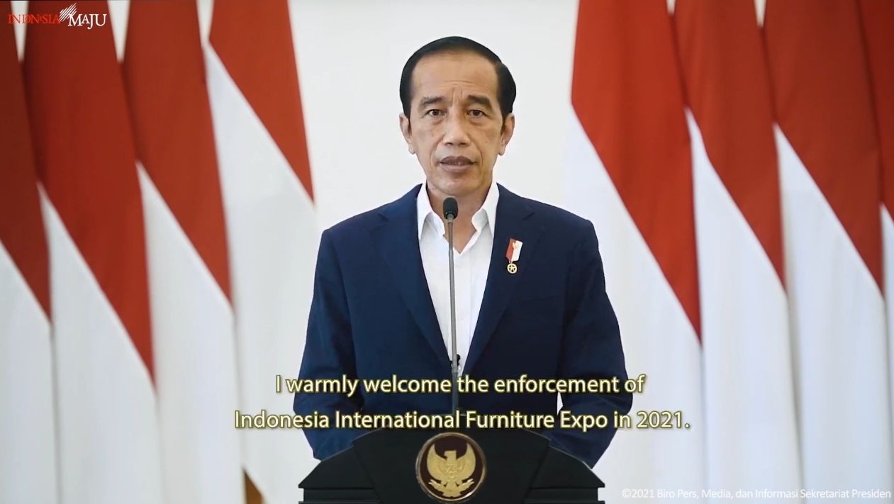 Presiden Joko Widodo Resmikan Pameran Furnitur Dan Pengrajin Berkualitas Tinggi Untuk Meningkatkan Pasar Nasional Ini Pesan Jokowi Untuk Pelaku Industri Presiden Joko Widodo Resmikan Pameran Furnitur Dan Pengrajin Berkualitas Tinggi Untuk Meningkatkan Pasar Nasional Ini Pesan Jokowi Untuk Pelaku Industri