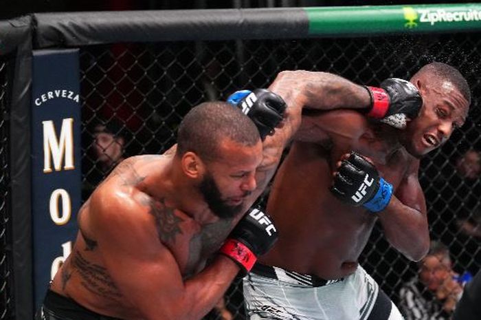 Duel Thiago Santos vs Jamahal Hill di UFC Vegas 59, Minggu (7/8/2022) WIB.