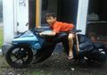 Keren Abis, Gini Jadinya Kalo Mio Dimodif Kayak Motor Batman