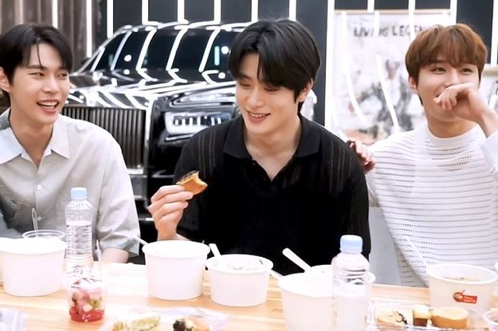 Doyoung, Jaehyun dan Jungwoo saat main ke rumah Raffi Ahmad dan Nagita Slavina