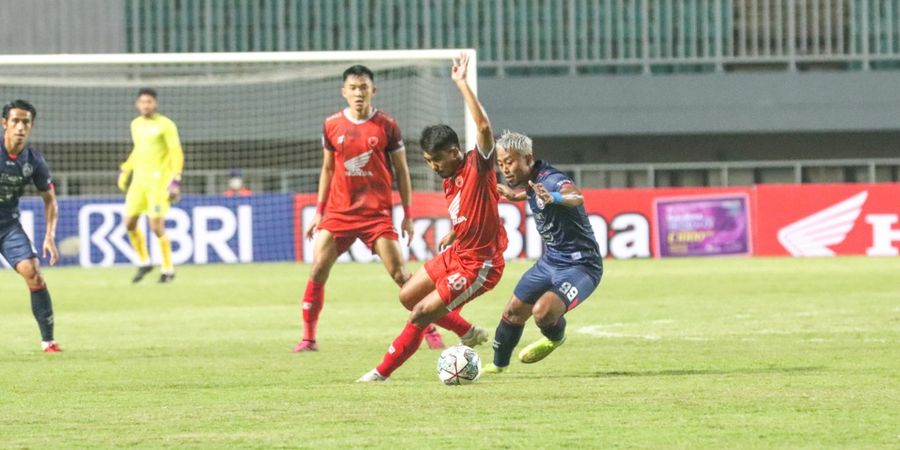 Hasil Liga 1 2021 - 2 Kali Kena Mistar, PSM Makassar Imbang Lawan 10 Pemain Arema FC