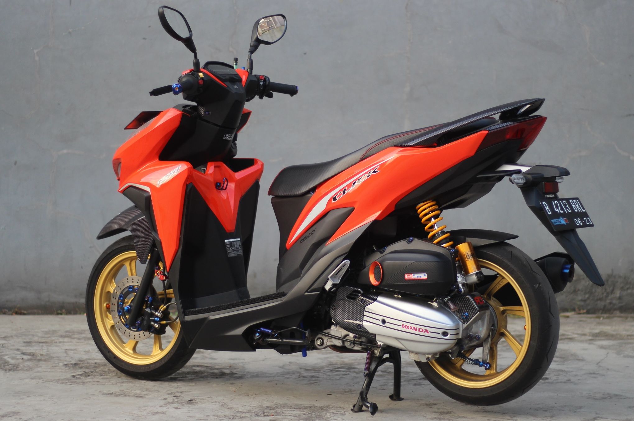 Ganteng Sekaligus Mewah Honda Vario 150 Pakai Sokbreker Ohlins