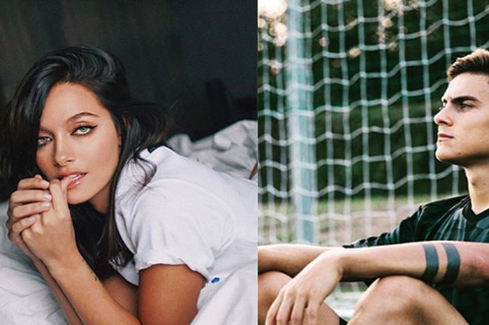 Oriana Sabatini (kiri) dan Paulo Dybala (kanan)