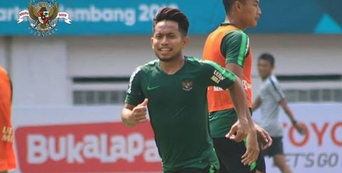 Pemain timnas Indonesia, Andik Vermansah.