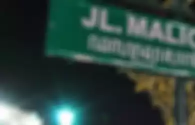 Jalan Malioboro di Yogyakarta. 