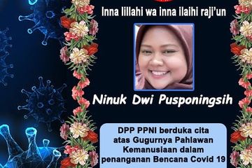 Perawat yang gugur tangani pasien covid-19