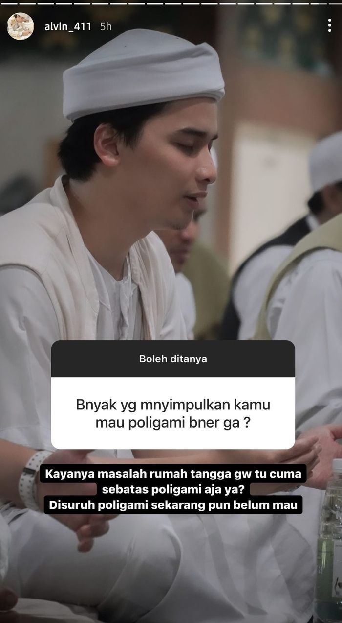 Postingan Alvin Faiz