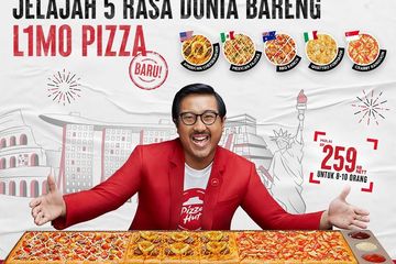 Tak Sekadar Pizza 1 Meter Menu Limo Pizza Kini Sajikan 5 Rasa Baru Dari 5 Negara Semua Halaman Cerdas Belanja