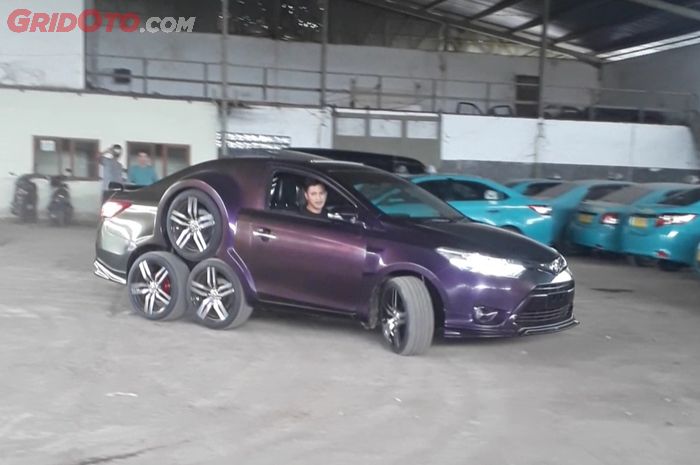 Habis Bikin Mobil Muka Dua, Bos Taksi Bandung Bikin Vios 8 