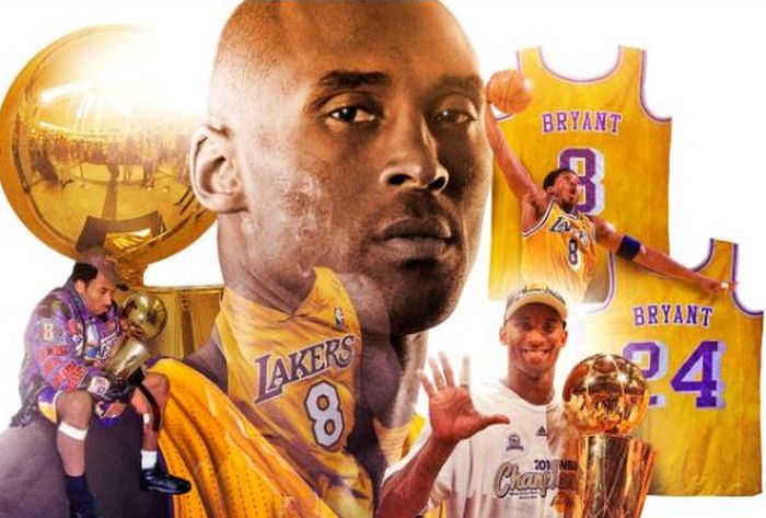 Pebasket legendaris Los Angeles Lakers, Kobe Bryant.