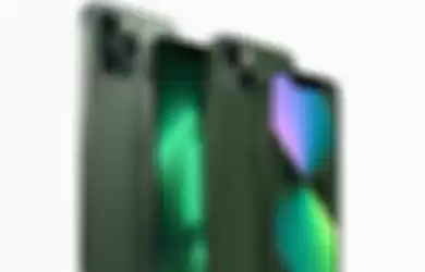 iPhone 13 series dengan warna hijau