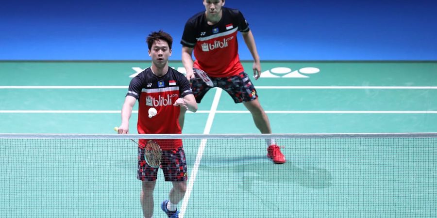 Hasil Japan Open 2019 - Sukses Balik Keadaan, Marcus/Kevin Melesat ke Final