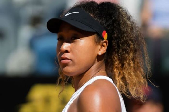 Petenis asal Jepang, Naomi Osaka saat berlaga pada babak ketiga Rome Masters 2019, Kamis (16/5/2019)