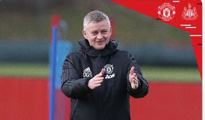 Pelatih Manchester United, Ole Gunnar Solskjaer.