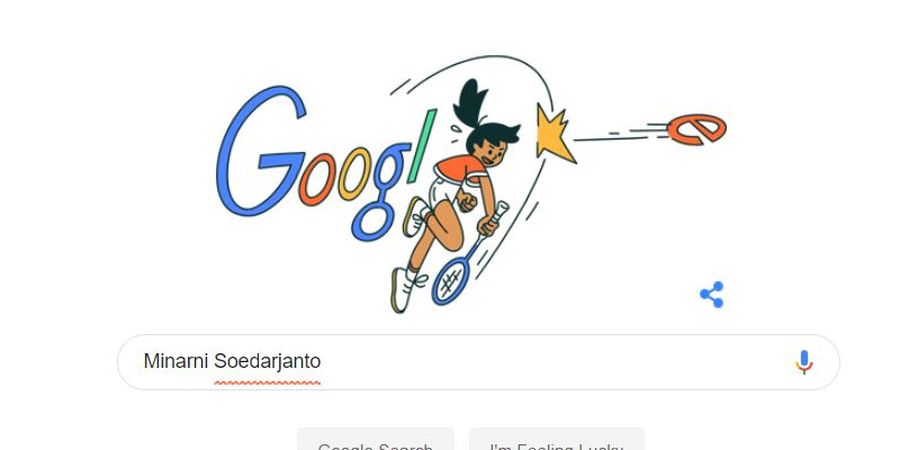 Hari Ini, Pebulu Tangkis Legendaris Indonesia Jadi Google Doodle