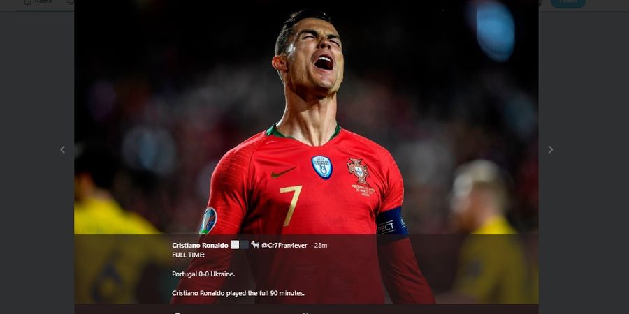 Cristiano Ronaldo Dibikin Frustrasi oleh Shevchenko Saat Comeback Bersama Timnas Portugal