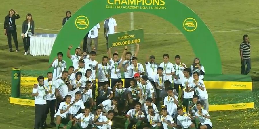 Persebaya Surabaya Sukses Rebut Gelar Juara EPA Liga 1 U-20 2019