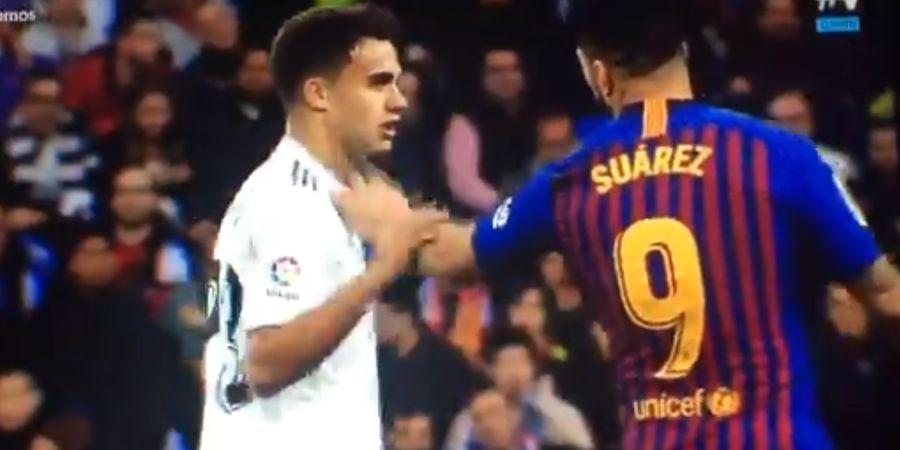 VIDEO - Tak Puas Ejek Suarez, Bek Ingusan Real Madrid Umpat Messi