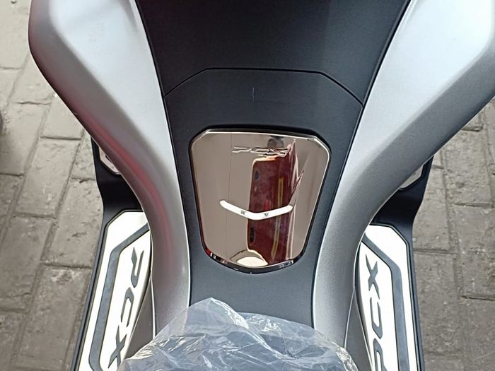 PCX ABS tutup tangki dilapis steinless