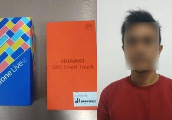 Sukses Curi Handphone, Pelaku yang Kepergok Melintas di Rumah Korban Bingung Saat Diteriaki Maling dan Diamankan Warga!