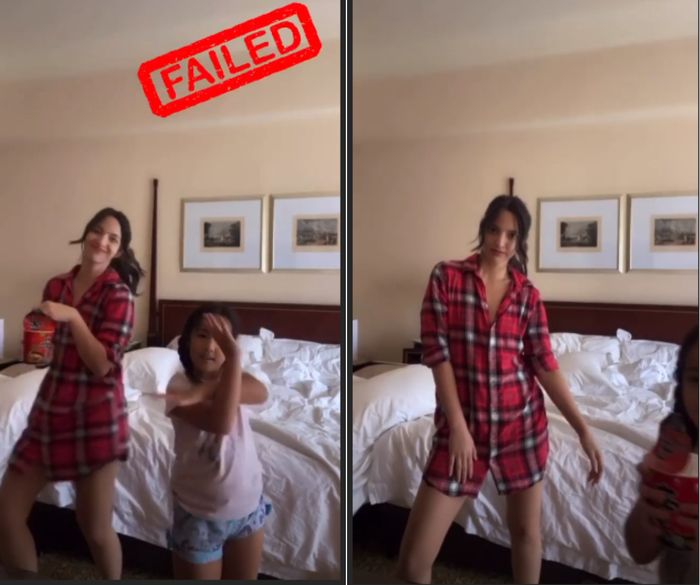Penampilan seksi dan mencuri perhatian Nia Ramadhani hanya kenakan baju mini saat main Tik-tok