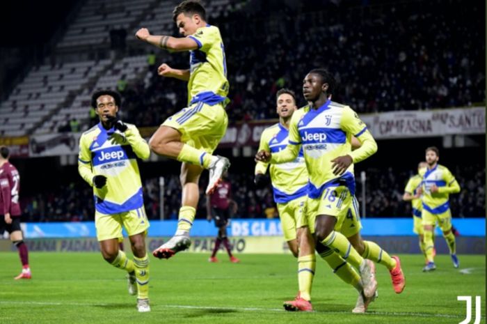 Dua penyerang Juventus, Paulo Dybala dan Alvaro Morata, tampil gemilang saat membantu I Bianconeri menang 2-0 atas Salernitana.