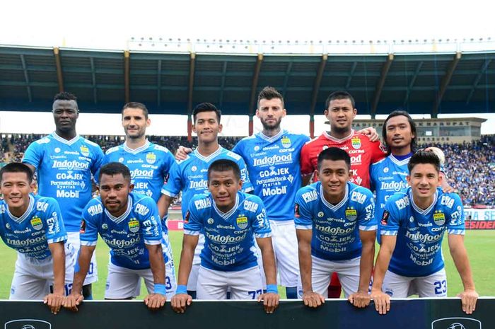 Skuad Persib Bandung di Piala Presiden 2019.