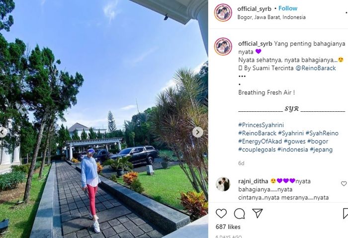 Rumah villa keluarga mertua Syahrini