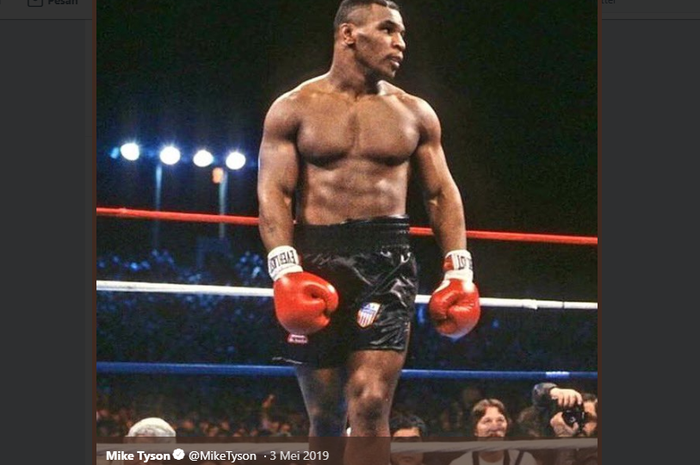 Legenda tinju dunia, Mike Tyson. 