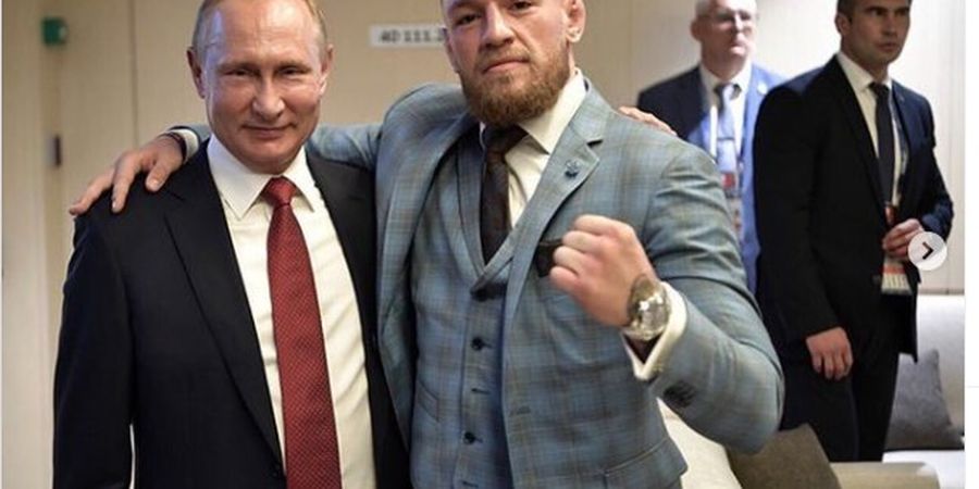 Buntut Foto Bareng Vladimir Putin, Conor McGregor Tak Disukai Presiden Ukraina