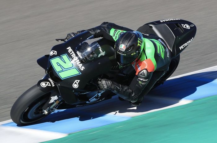 Menggunakan Yamaha M1, Franco Morbidelli menempati posisi enam tercepat pada tes setelah akhir musim MotoGP 2018