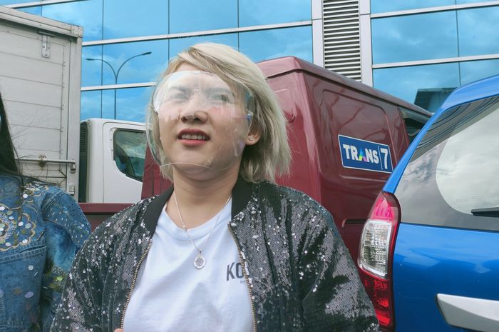 Evelyn Nada Anjani saat ditemui Grid.ID di kawasan Tendean, Jakarta Selatan, Senin (4/1/2021).