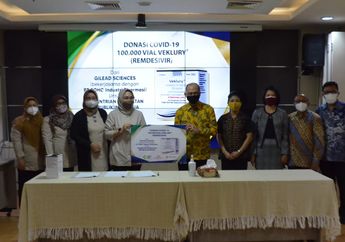 Donasi 100 Ribu Remdesivir Diberikan Soho ke Kemenkes RI untuk Mendukung Penanganan COVID-19