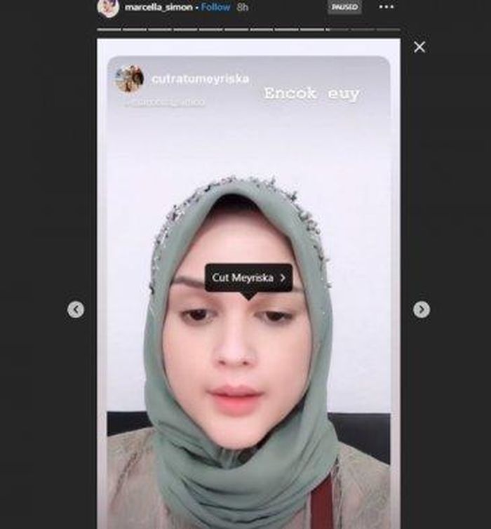 Cut Meyriska mengeluh sakit lantaran kelelahan