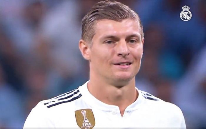 Gelandang Real Madrid, Toni Kroos.