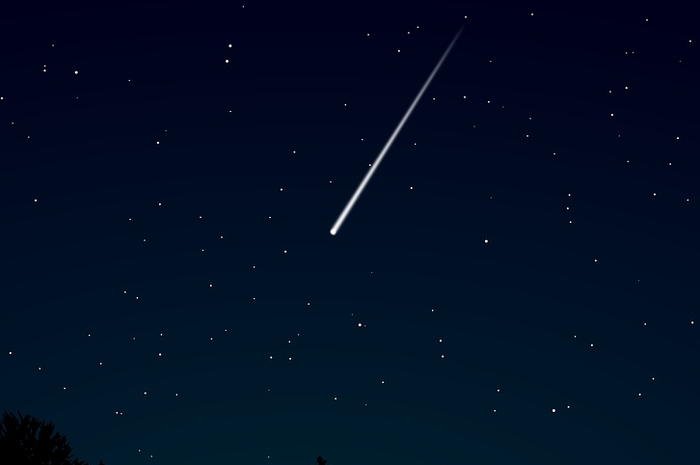 Ilustrasi meteor