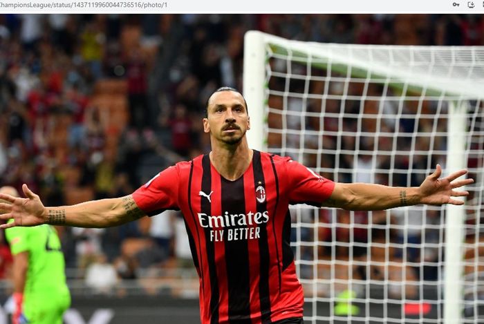 Zlatan Ibrahimovic melakukan comeback manis dengan mencetak gol ke gawang Lazio pada laga pekan ketiga Liga Italia  2021-2022.