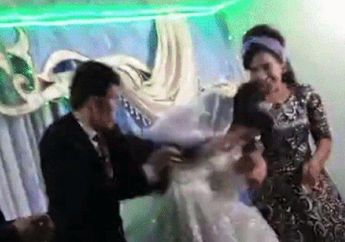 Baru Juga Ijab Sah, Pengantin Pria Ini Sudah Berani Pukul Istrinya di Depan Tamu Undangan, Terkuak Penyebabnya yang Bikin Naik Pitam